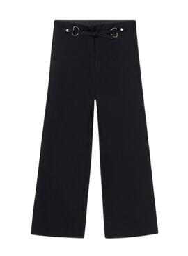 Calça Mayoral Cropped preta para menina