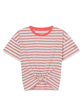 Camiseta Pepe Jeans Nira Vermelho Para Menina