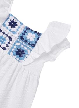 Conjunto Infantil de Crochê Branco para Menina