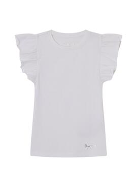 Camiseta Pepe Jeans Quanise Branco para Menina