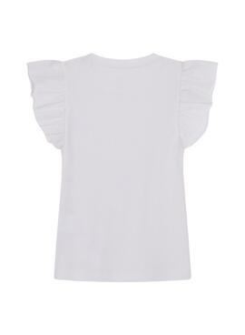 Camiseta Pepe Jeans Quanise Branco para Menina