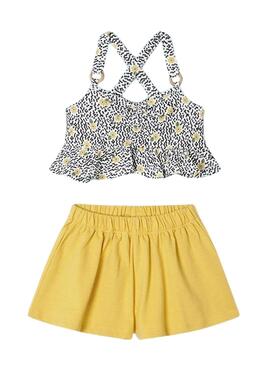 Conjunto Mayoral Top Amarelo para Menina