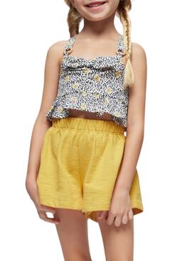 Conjunto Mayoral Top Amarelo para Menina