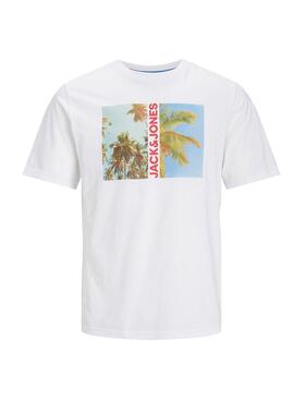 Camisa Jack and Jones Navin Branca para menino