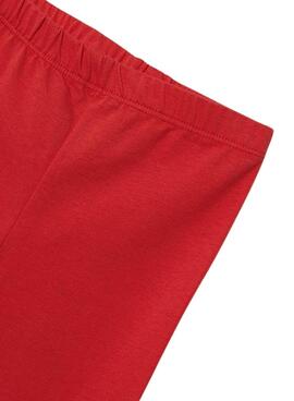 Conjunto Mayoral Leggings Crochet Vermelho Para Menina