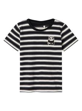 Camiseta Name It Dike Preto Para Menino