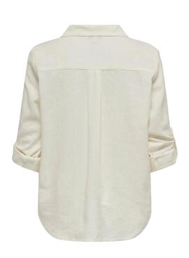 Camisa Only Yasmin Branca Para mulher