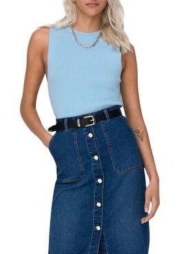 Top Only Majli Azul Para Mulher.