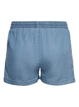 Shorts Only Pema Denim Claro Para Mulher
