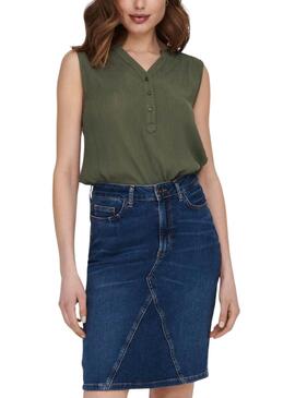Top Only Jette Verde Para Mulher