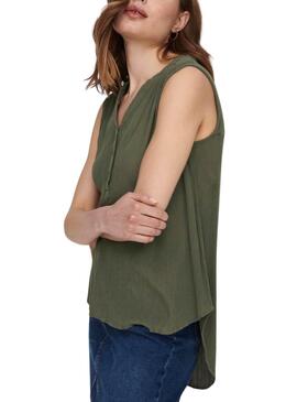 Top Only Jette Verde Para Mulher