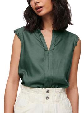 Top Only Kimmi Verde Para Mulher.