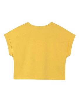 Camisa Mayoral Estampada Amarela para Menina