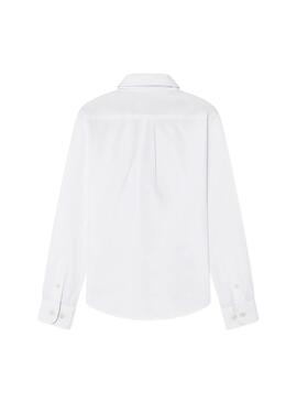 Camisa Hackett Oxford Branco Para Meninos