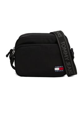 Bolsa Tommy Jeans Essential preta para mulher