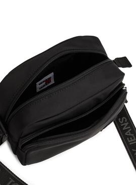 Bolsa Tommy Jeans Essential preta para mulher