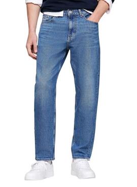 jeans Tommy Jeans Isaac Relaxed Tapered azul para homem.