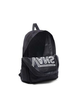 Mochila Vans New Skool Preto Menino e Menina