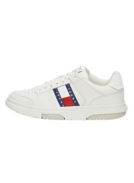 Sapatilhas Tommy Jeans Brooklyn branco para mulher.