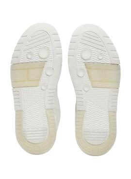 Sapatilhas Tommy Jeans Brooklyn branco para mulher.