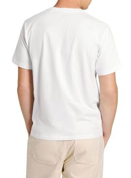 Camisa Pepe Jeans Arshine branca para homem.