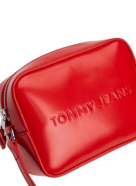 Bolsa tiracolo Tommy Hilfiger Essential Must Camera vermelha para mulher.