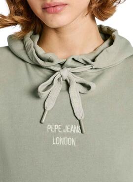 Moletom Pepe Jeans Evelina verde para mulher