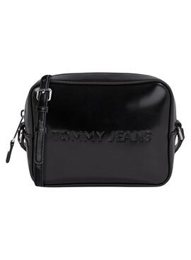 Bolsa Tommy Hilfiger Essential Must Camera preta para mulher.