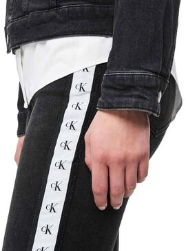 Jeans Calvin Klein CKJ 010 Preto Mulher