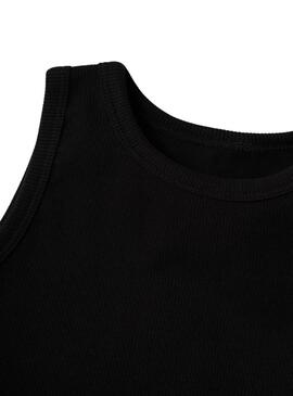 Top Nome It Nakal preto para menina