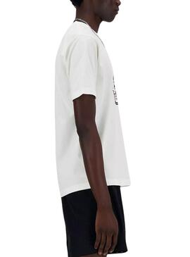 Camiseta New Balance Relaxed Branco para Homem