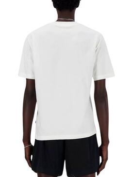 Camiseta New Balance Relaxed Branco para Homem
