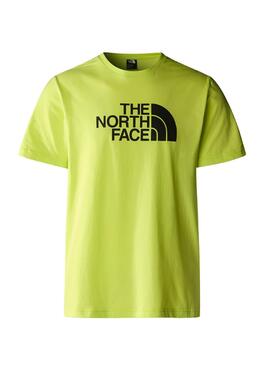 Camiseta The North Face Easy amarela para homem.