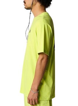 Camiseta Festival amarela The North Face para homem.