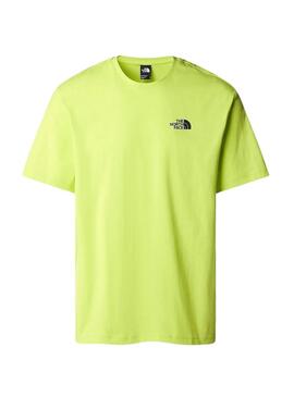 Camiseta Festival amarela The North Face para homem.