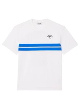 Camiseta Lacoste Heritage Branca para Homem.