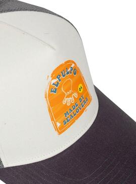 Boné O Polvo Sealovers branco e azul para homens