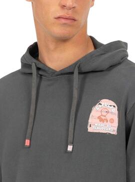 Moletom O Polvo Sealovers cinza para homem