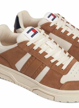 Sapatilhas Tommy Jeans The Brooklyn marrom para homens