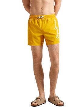 Roupa de banho Pepe Jeans Logo Amarelo para Homem