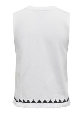 Top Only Liva branco para mulher