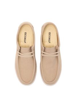 Mocassins Ecoalf Salmora bege para homem.