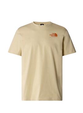 Camiseta The North Face Graphic Bege para Homem