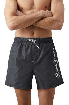 Roupa de banho Pepe Jeans Logo Preto para Homem