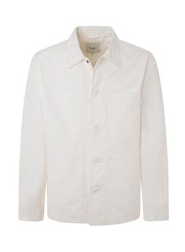Camisa Pepe Jeans Lowell Branca para Homem.
