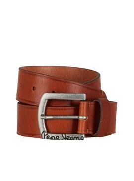 Cinto Pepe Jeans Moss marrom para homem.