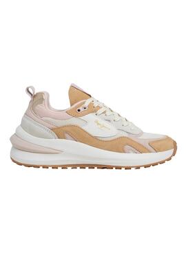 Sapatilhas Pepe Jeans Winslow Urban camel para mulher