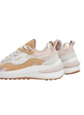 Sapatilhas Pepe Jeans Winslow Urban camel para mulher