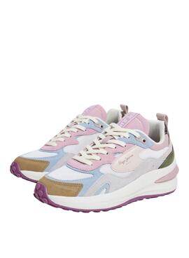Sapatilhas Pepe Jeans Winslow Urban rosa para mulher