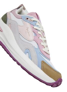 Sapatilhas Pepe Jeans Winslow Urban rosa para mulher